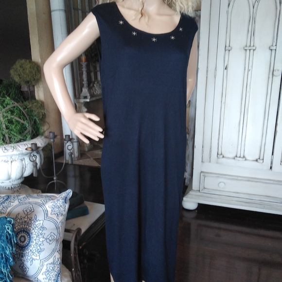 Black knit dress - Picture 1 of 3